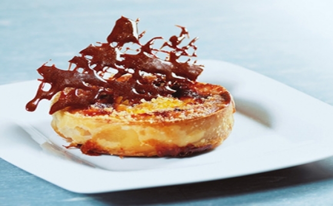 Tarta cuajada de maracuyá
